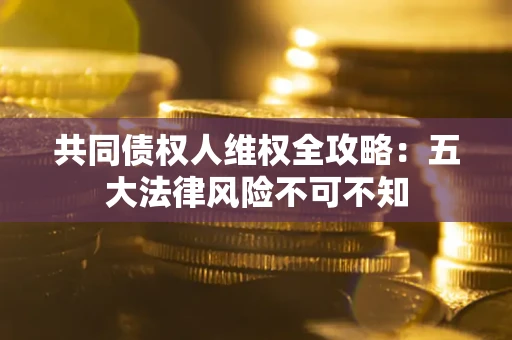 北京共同债权人维权全攻略：五大法律风险不可不知