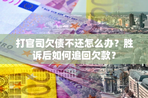 北京打官司欠债不还怎么办？胜诉后如何追回欠款？