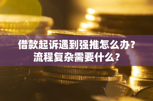 北京借款起诉遇到强推怎么办？流程复杂需要什么？