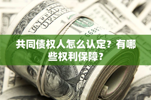 北京共同债权人怎么认定？有哪些权利保障？